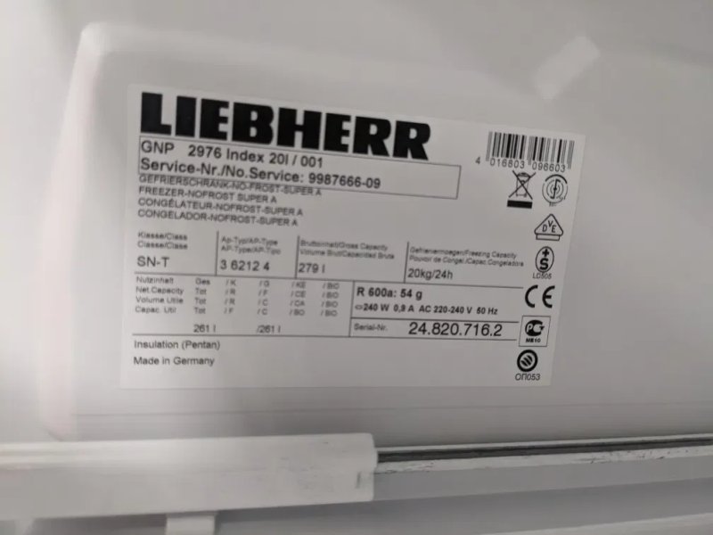 Морозильна камера Liebherr No Frost A+++ 165/65/65 см Б/В морозилка Б/У — фото 6