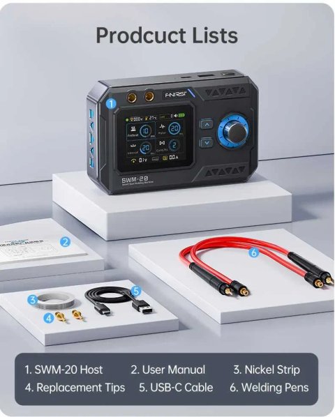 Мощный Аппарат точечной сварки FNIRSI SWM-20 и SWM-10