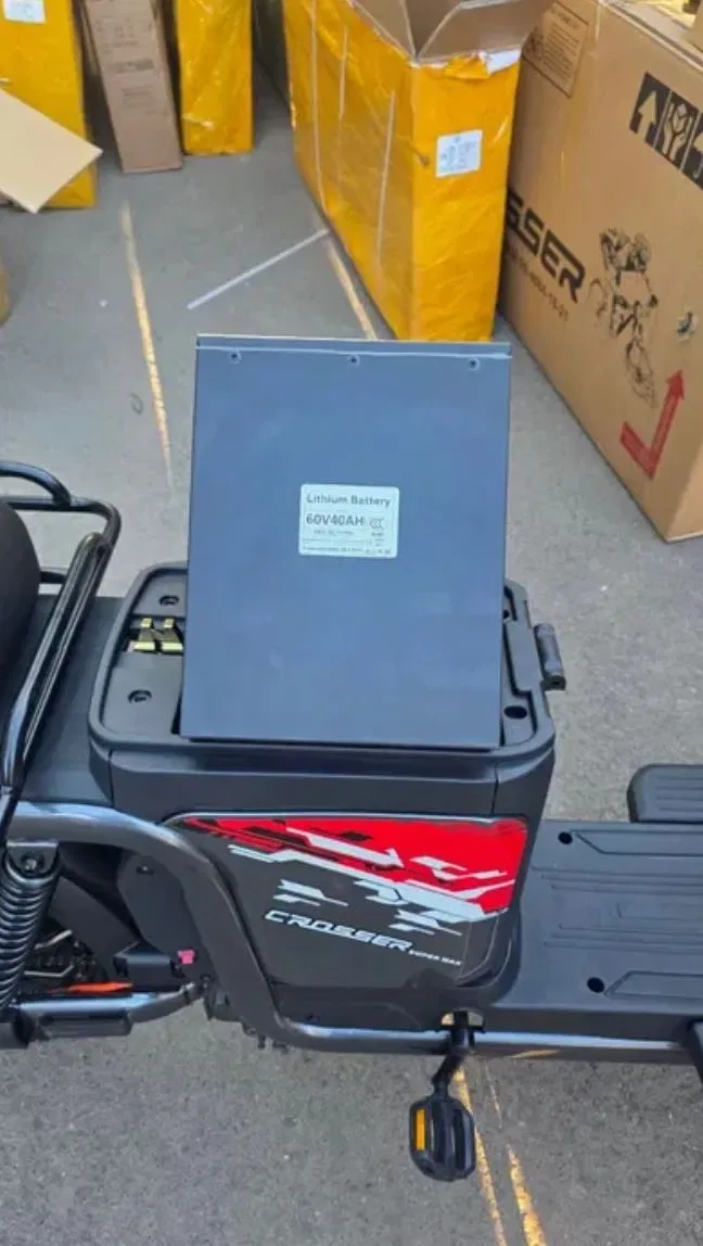 МОЩНЫЙ‼️ Електровелосипед Crosser Super Max 2000W/60V/40Ah 1200W/60V/30Ah | ГАРАНТИЯ 1 год‼️ Электровелосипед Crosser електро велосипед | вело — фото 4