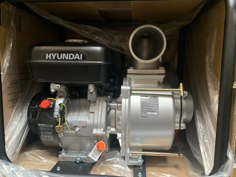 Мотопомпа для брудної води HYUNDAI HYT100,80м.куб/год,шланг 100мм НОВА — фото 3