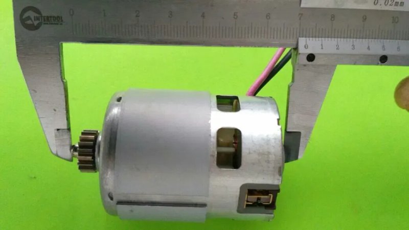 Мотор rs550 пилка 21v rs755 двигун 775 шуруповерт 12 двигун 14.4v 18v — фото 4