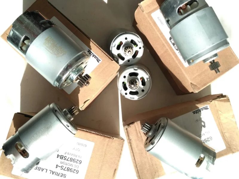 Мотор rs550 пилка 21v rs755 двигун 775 шуруповерт 12 двигун 14.4v 18v — фото 5