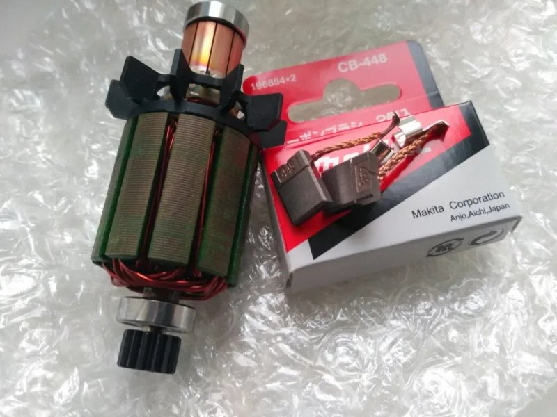 Мотор rs550 пилка 21v rs755 двигун 775 шуруповерт 12 двигун 14.4v 18v — фото 7
