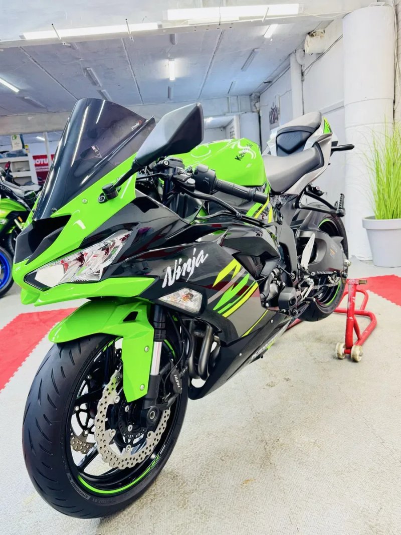 мотоцикл Kawasaki Ninja 636 ZX-6R 2523 км з Японії в оригіналі — фото 7