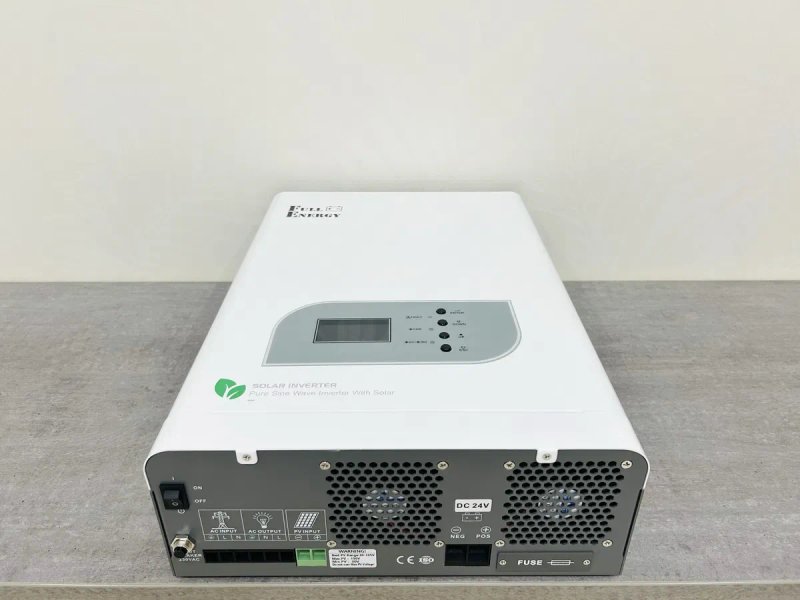 MPPT 3-6000Вт‼️Низкочастотный 24В 220В инвертор гибридный інвертор гібридний низькочастотний зарядная станция зарядна станція для LiFePo4 аккумулятора — фото 2