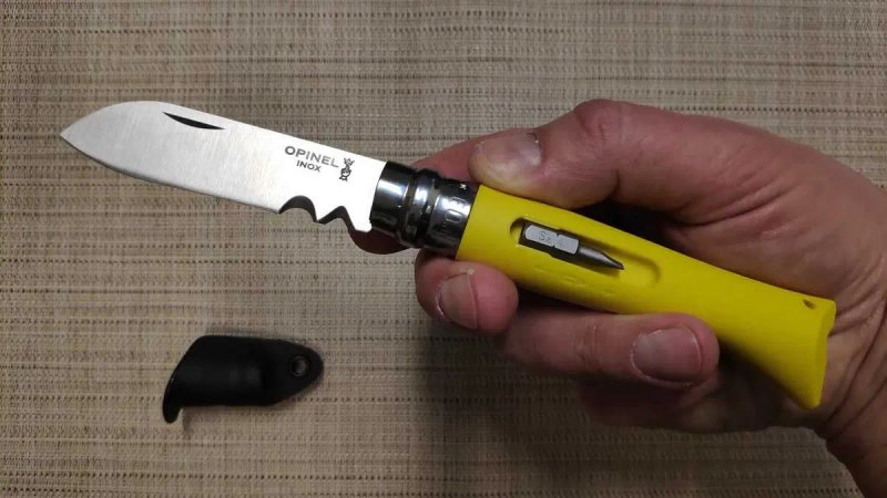 МУЛЬТИТУЛ OPINEL DIY 9 (нож,отвертка,mora,бита,fiskars,складной,темляк — фото 4