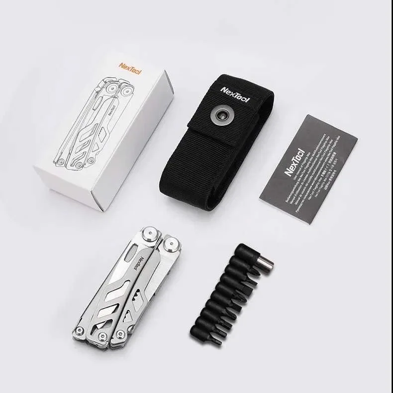 Мультитул Xiaomi NexTool Flagship Max NE20310 з набором біт і чохлом — фото 8