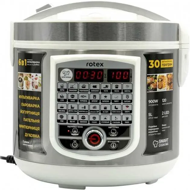 Мультиварки Скороварки Rotex RMC505-B -RMC532-W REPC57 - REPC58-B — фото 6