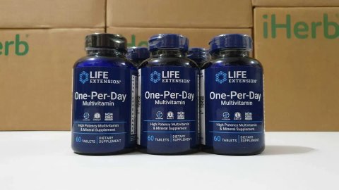 Мультивітаміни для дорослих One-Per-Day Life Extension, 60 таблеток