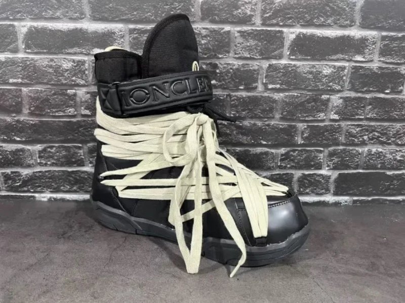 Мунбуты рик овенс,в колобараций монклер Rick Owens x Moncler Amber Megalace Boots — фото 3