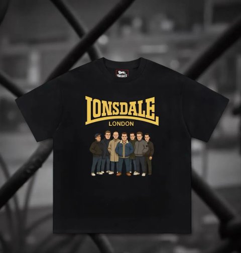 Мужская футболка Lonsdale London Casual logo унисекс лонсдейл паутина
