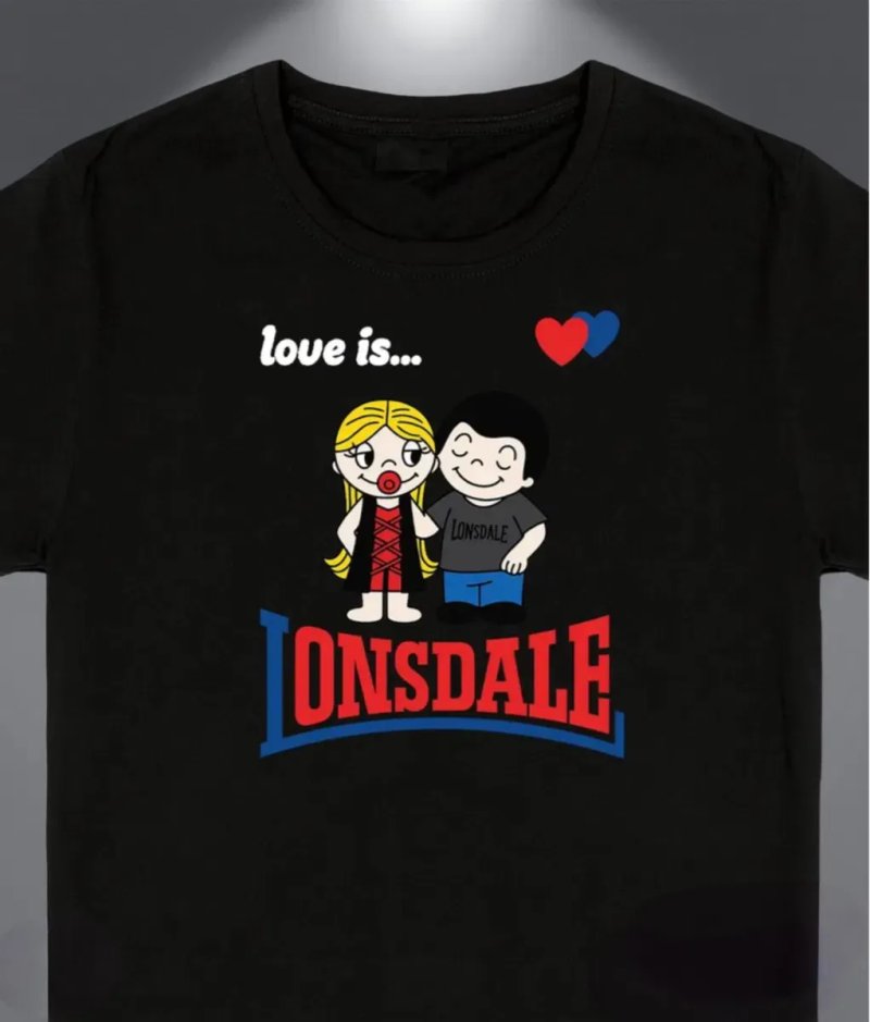 Мужская футболка Lonsdale London Casual logo унисекс лонсдейл паутина — фото 2