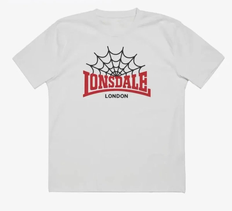 Мужская футболка Lonsdale London Casual logo унисекс лонсдейл паутина — фото 8