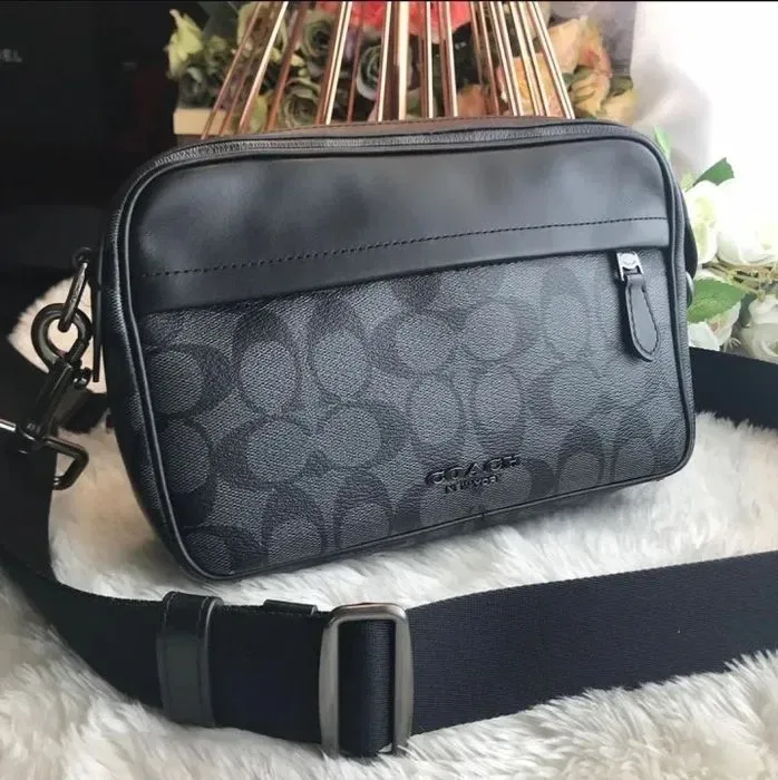Мужская сумка coach чоловіча барсетка коач кроссбоді придбати — фото 7