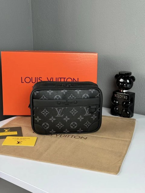 Мужская сумка Louis Vuitton чоловіча сумка барсетка клатч месенджер через плече крос боді