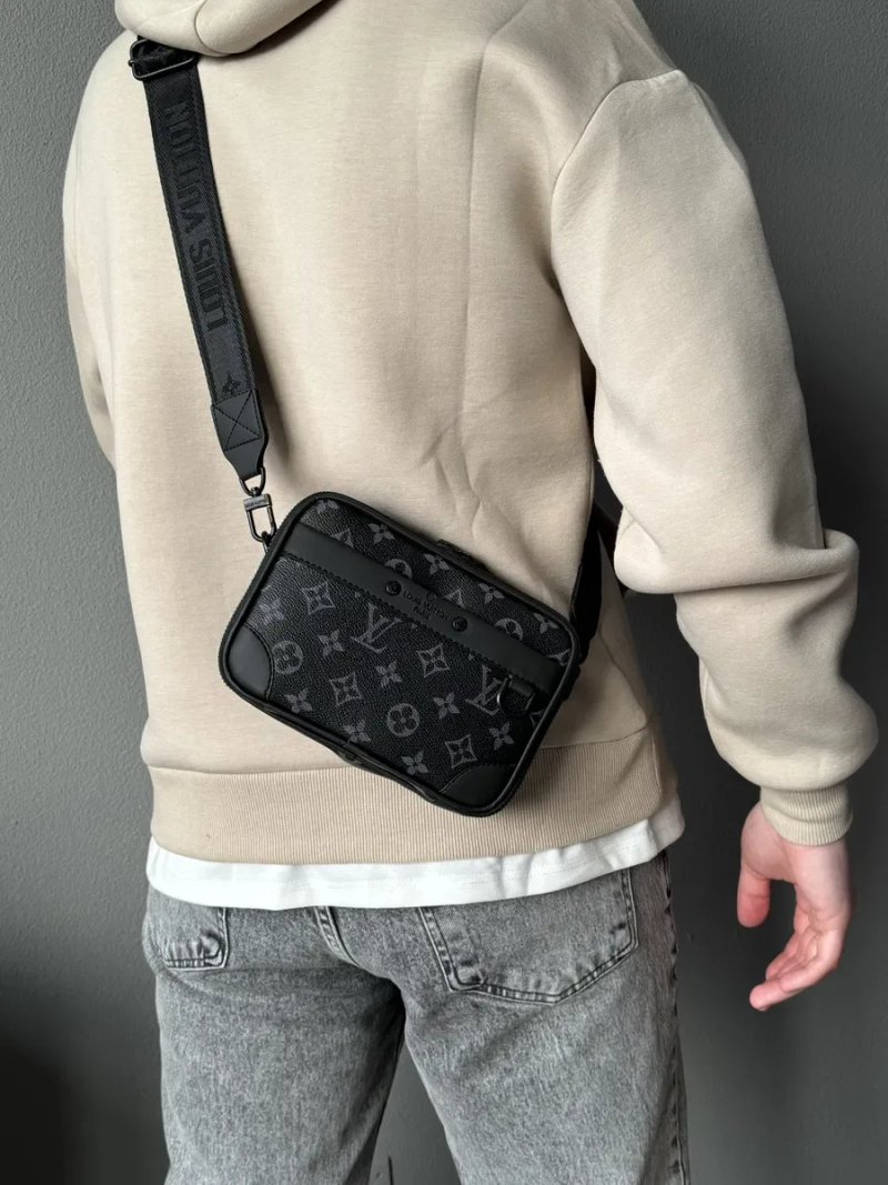 Мужская сумка Louis Vuitton чоловіча сумка барсетка клатч месенджер через плече крос боді — фото 6