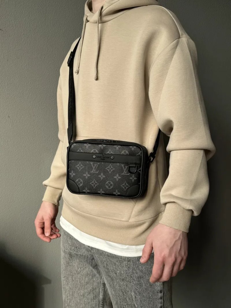 Мужская сумка Louis Vuitton чоловіча сумка барсетка клатч месенджер через плече крос боді — фото 8