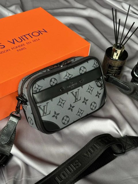 Мужская сумка Louis Vuitton чоловіча сумка барсетка месенджер через плече клатч