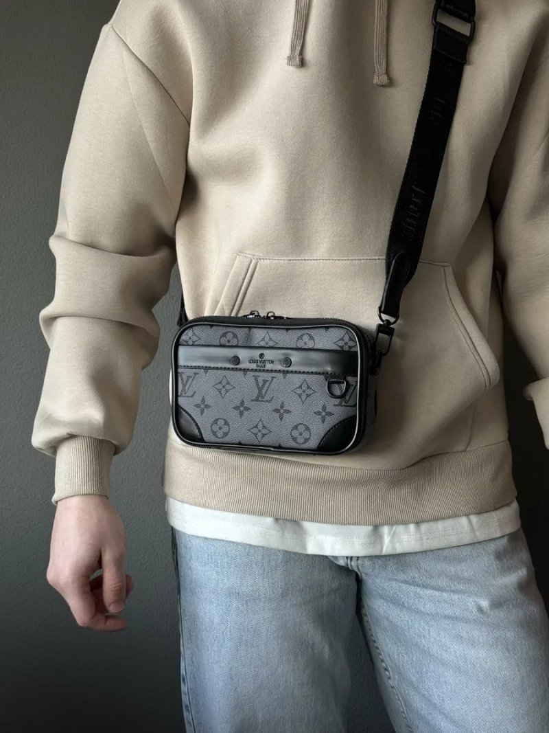 Мужская сумка Louis Vuitton чоловіча сумка барсетка месенджер через плече клатч — фото 8