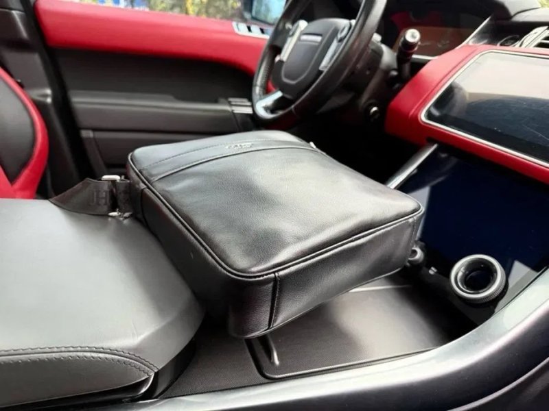 Мужская сумка на через плече  с натуральной кожи Coach чоловіча сумка — фото 6
