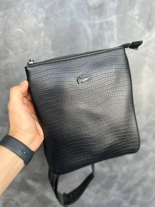 Мужская сумка планшетка lacoste чоловіча сумка лакоста — фото 7