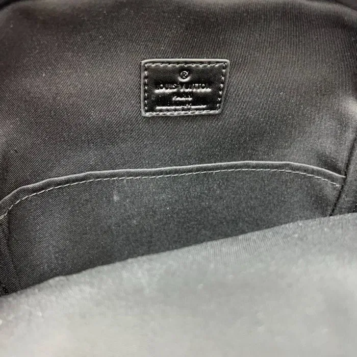 Мужская сумка слинг Louis Vuitton  черная сумка слінг луі вітон купить — фото 8