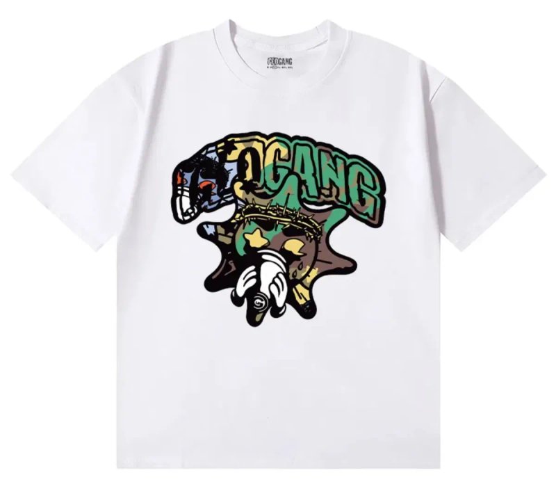 Мужские футболки Glo Gang Logo унисекс гло гэнг тишка черная белая — фото 3