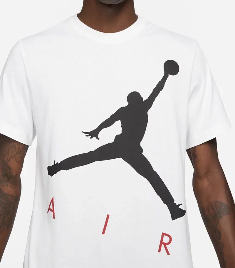 Мужские футболки Jordan Air кеды Джордан черная белая обувь шорты — фото 6