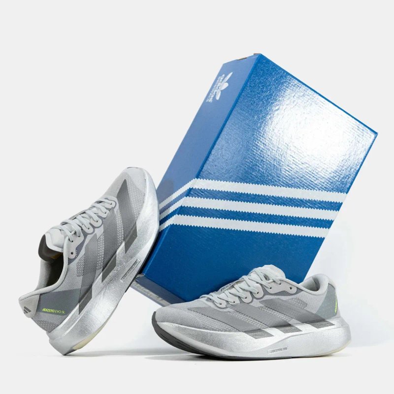 Мужские кроссовки Adidas Adizero EVO SL Grey. Размеры 40-45 — фото 2