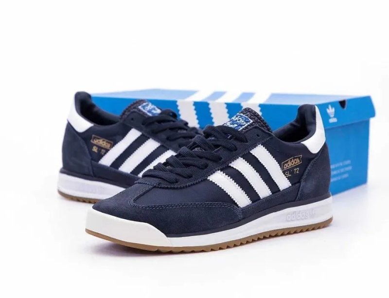 Мужские кроссовки Adidas SL 72 Blue&White Premium. 40-45 — фото 7