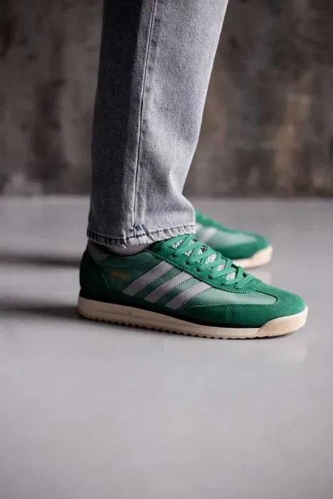 Мужские кроссовки Adidas SL 72 Green/White. Размеры 40-45 — фото 2