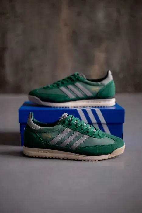 Мужские кроссовки Adidas SL 72 Green/White. Размеры 40-45 — фото 4