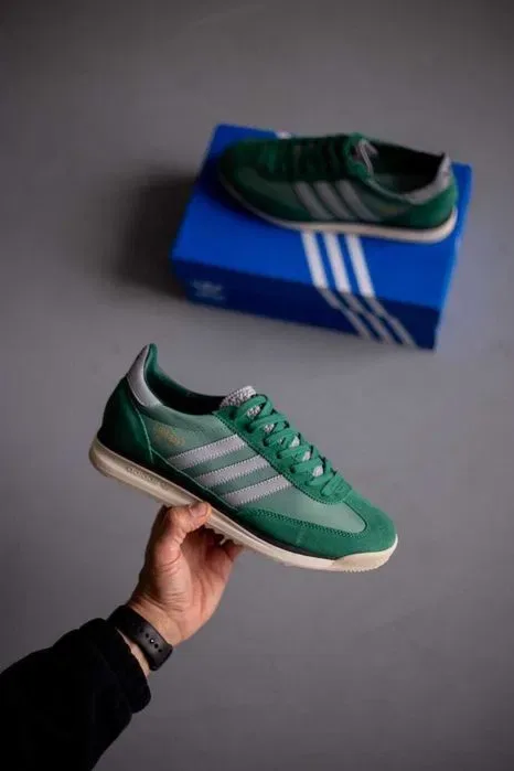 Мужские кроссовки Adidas SL 72 Green/White. Размеры 40-45 — фото 6