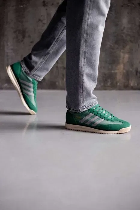 Мужские кроссовки Adidas SL 72 Green/White. Размеры 40-45 — фото 7