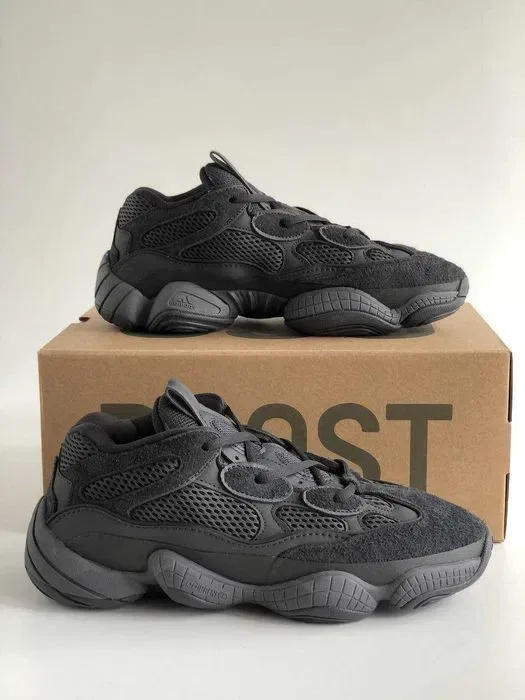 Мужские кроссовки Adidas YEEZY 500 Black. Размеры 40-45 — фото 2