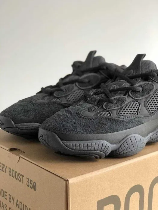 Мужские кроссовки Adidas YEEZY 500 Black. Размеры 40-45 — фото 4