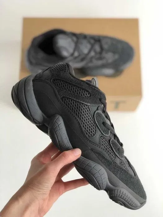 Мужские кроссовки Adidas YEEZY 500 Black. Размеры 40-45 — фото 6