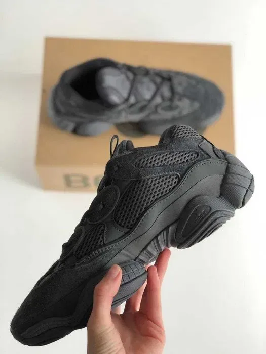 Мужские кроссовки Adidas YEEZY 500 Black. Размеры 40-45 — фото 8