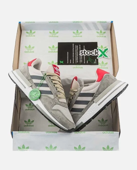 Мужские кроссовки Adidas ZX 500 Grey Premium. 41-45 — фото 2