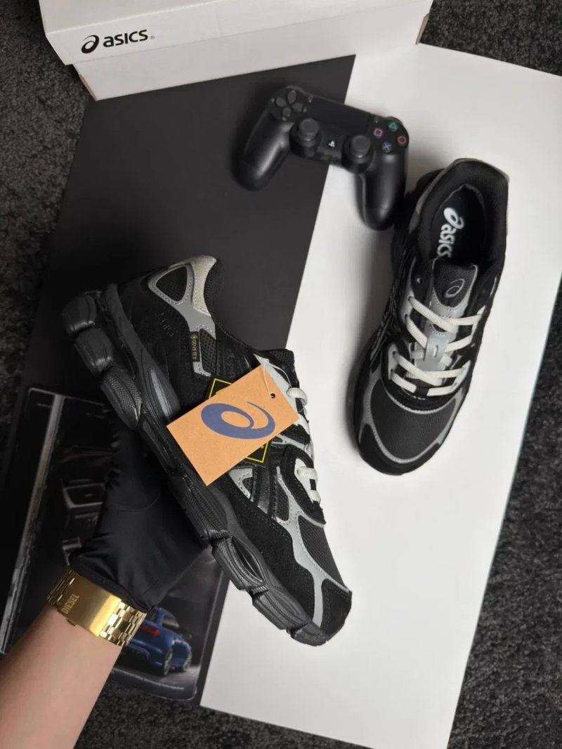 Мужские кроссовки асикс гель ник ASICS Gel-NYC GTX Black Metallic [41-46] — фото 3