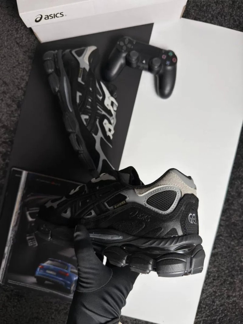 Мужские кроссовки асикс гель ник ASICS Gel-NYC GTX Black Metallic [41-46] — фото 4