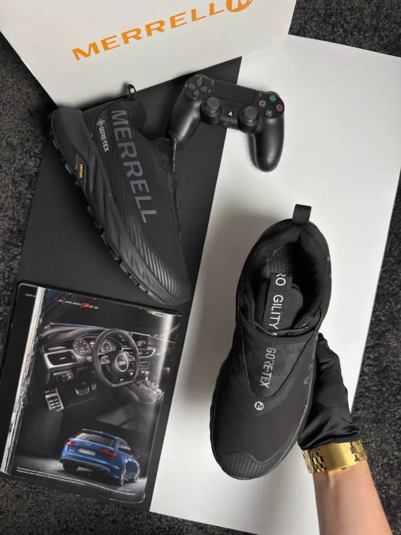 Мужские кроссовки мерел Merrell Agility Peak 5 GTX Black [41-45] — фото 2