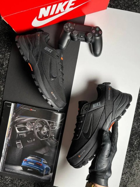 Мужские кроссовки найк Nike Rivah GTX Black Orange [41-46]