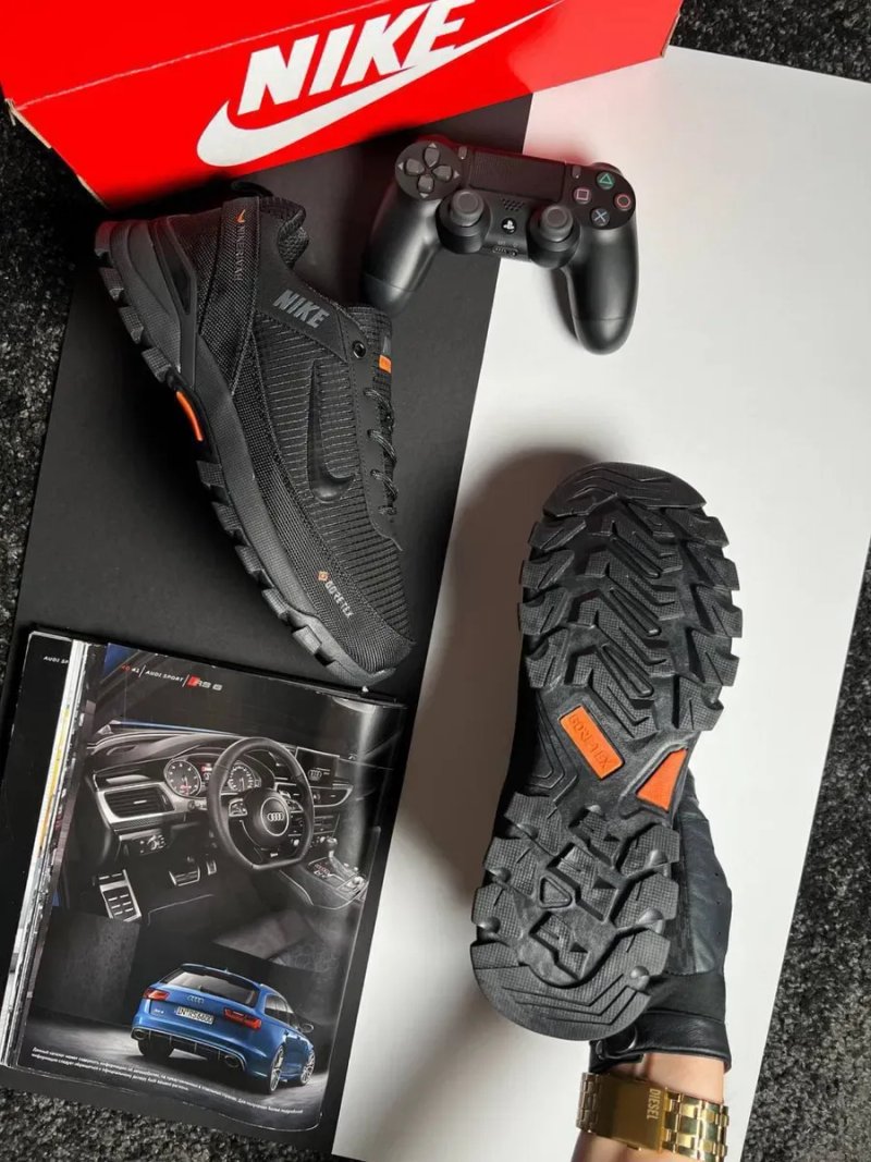 Мужские кроссовки найк Nike Rivah GTX Black Orange [41-46] — фото 5