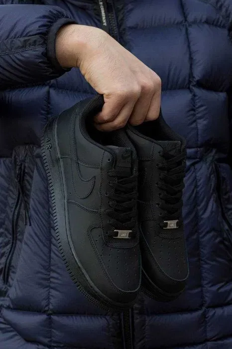 Мужские кроссовки Nike Air Force 1 "All Black" 40-45 — фото 4