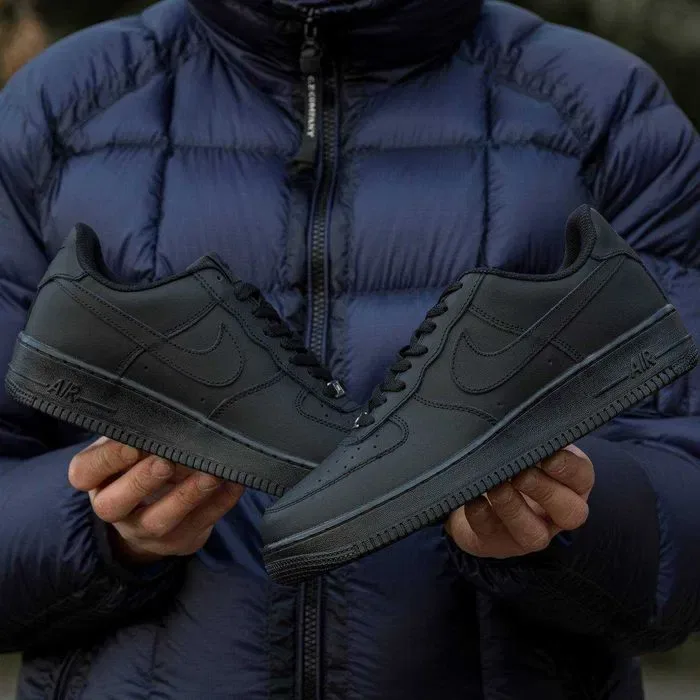 Мужские кроссовки Nike Air Force 1 "All Black" 40-45 — фото 7