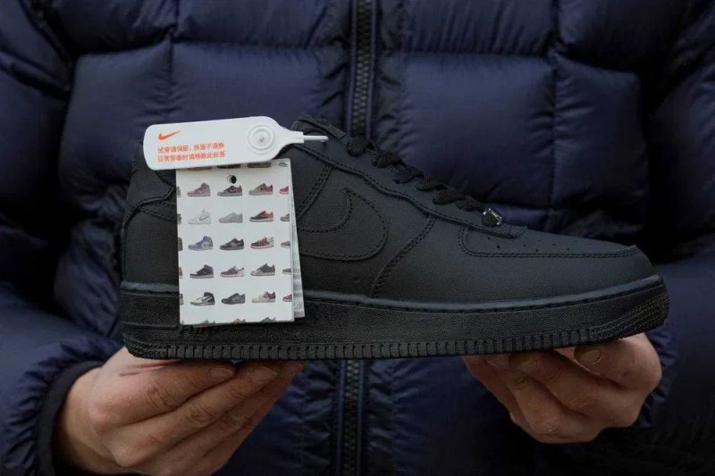 Мужские кроссовки Nike Air Force 1 "All Black" 40-45 — фото 8