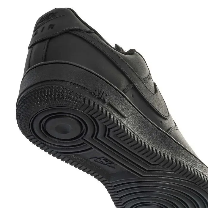 Мужские кроссовки Nike Air Force 1 Black Premium. Размеры 41-45 — фото 5