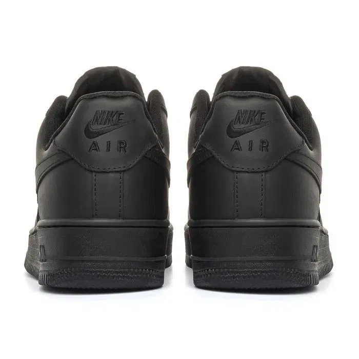 Мужские кроссовки Nike Air Force 1 Black Premium. Размеры 41-45 — фото 8
