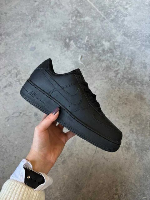 Мужские кроссовки Nike Air Force "Black" art1625. Размеры 40-45